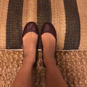 Tory Burch Dark Purple Flats